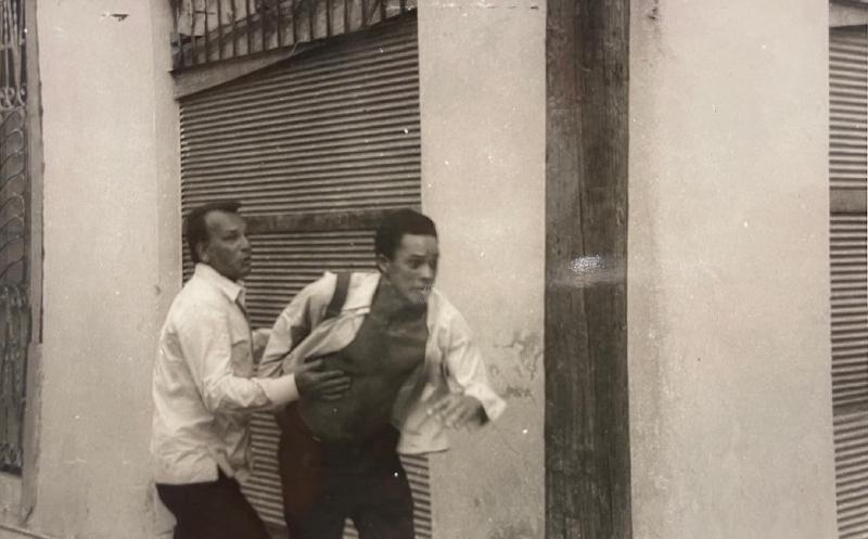 Manolo Melián y Alexis Valdés en “Los pequeños fugitivos”