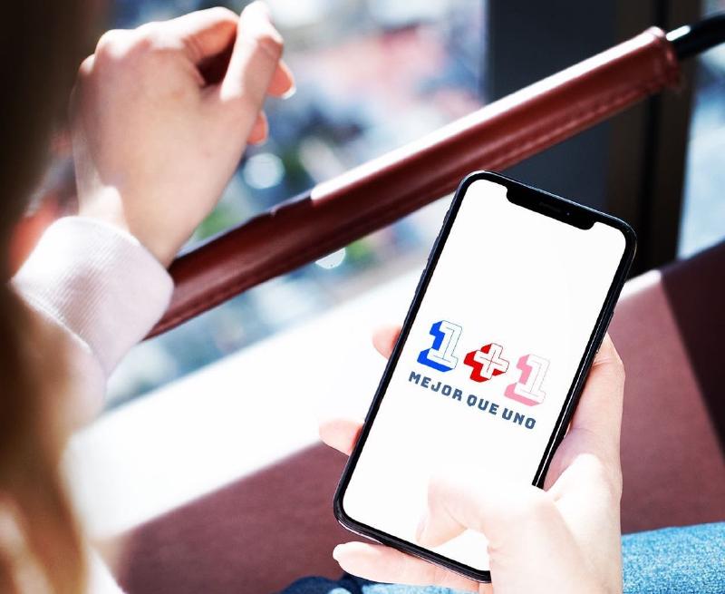La app 1+1 aún está en fase de desarrollo