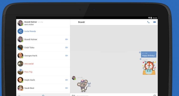Imagen de Imo como app de videollamadas y mensajería