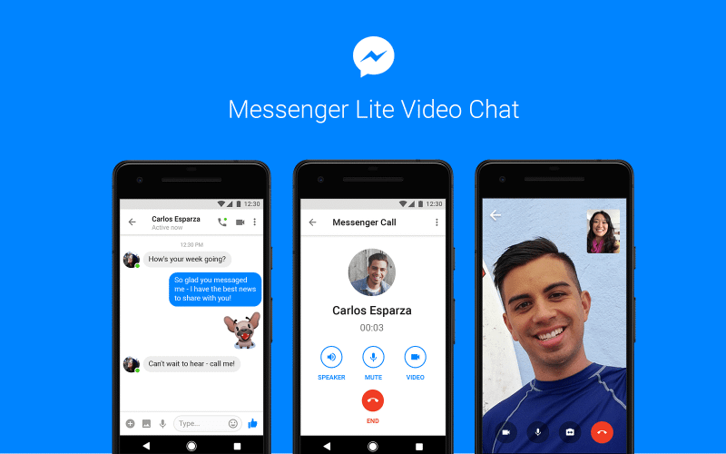 Imagen de Messenger Lite como app para ahorrar datos