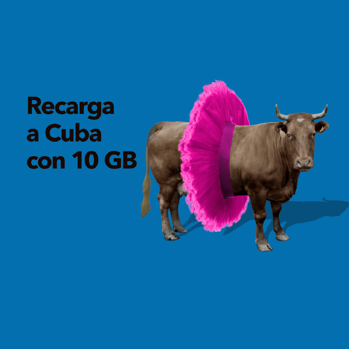 Promoción de recargas con bono de 10 GB, 80 Min y 80 SMS