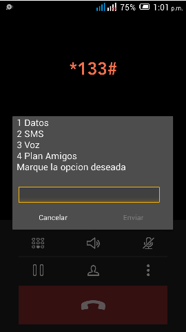 *133# es un código que sirve para gestionar varios servicios de Cubacel