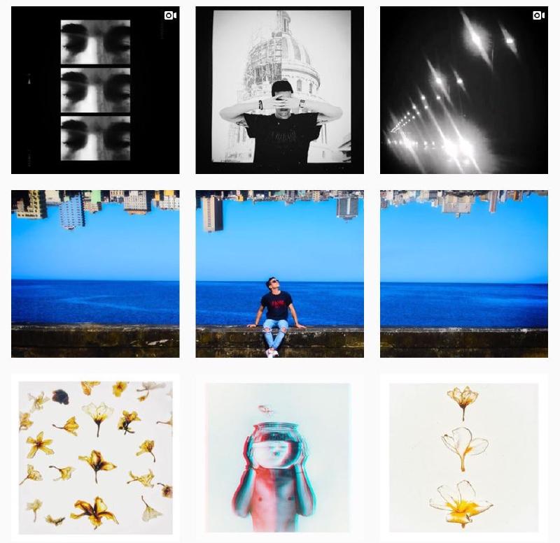 La curaduría es parte esencial de la cuenta de Abel Eduardo en Instagram.