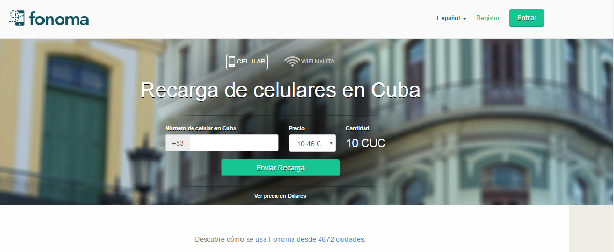 ¿Cómo hacer una recarga a un celular en Cuba online?