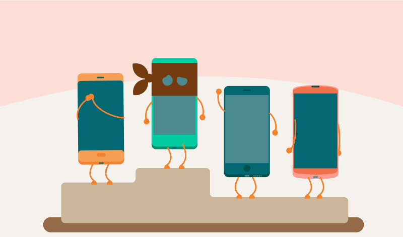 Celulares chinos, Samsung, iPhones, LG y Blu son algunos de los dispositivos preferidos de las zonas WiFi