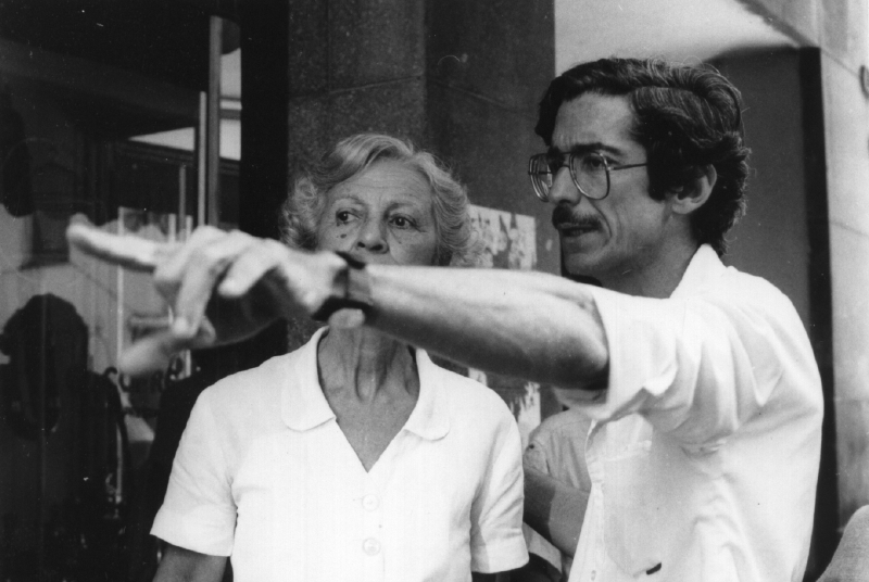 Fernando Pérez durante la filmación de “Hello, Hemingway”