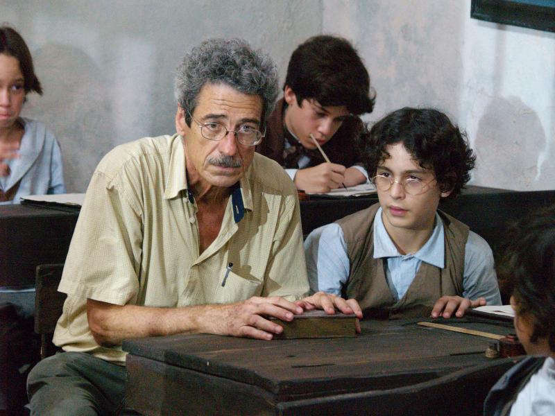 Fernando Pérez en la filmación de “José Martí: el ojo del canario”