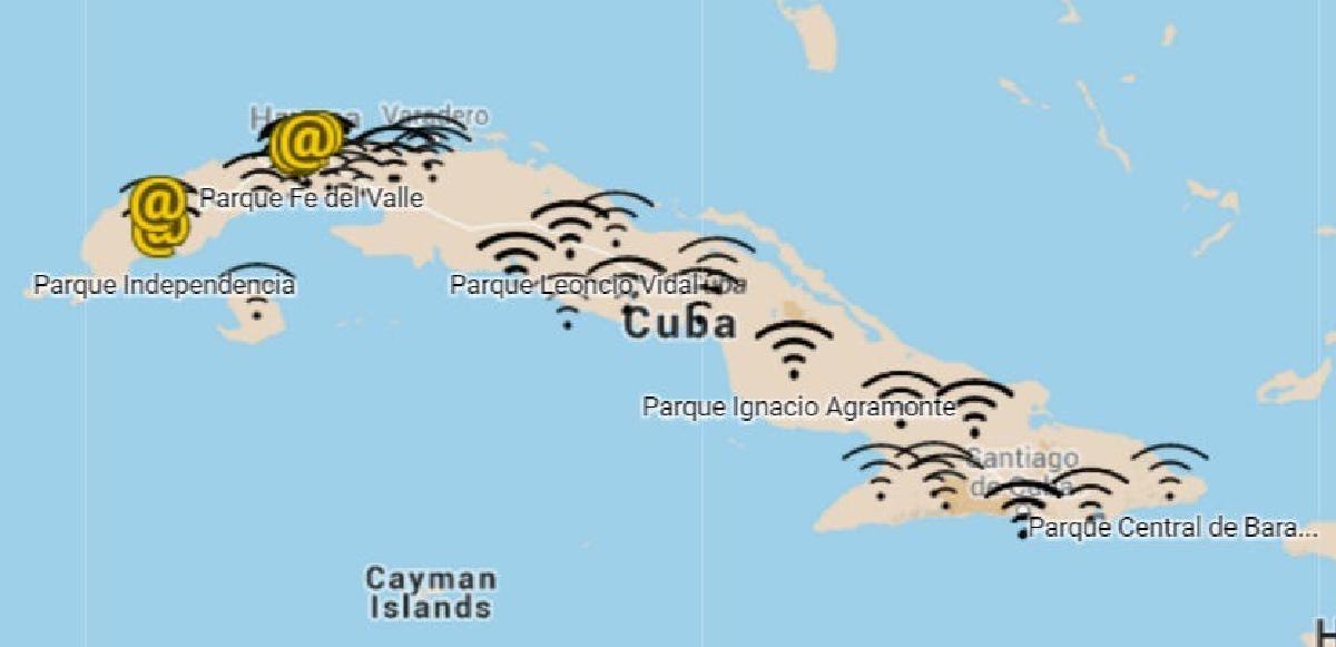 Busca el punto WiFi Nauta más cercano