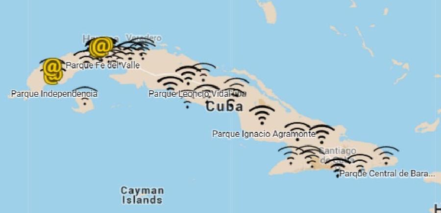 Busca el punto WiFi Nauta más cercano