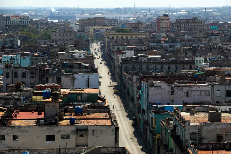 Vista de La Habana durante el mes de abril de 2023
