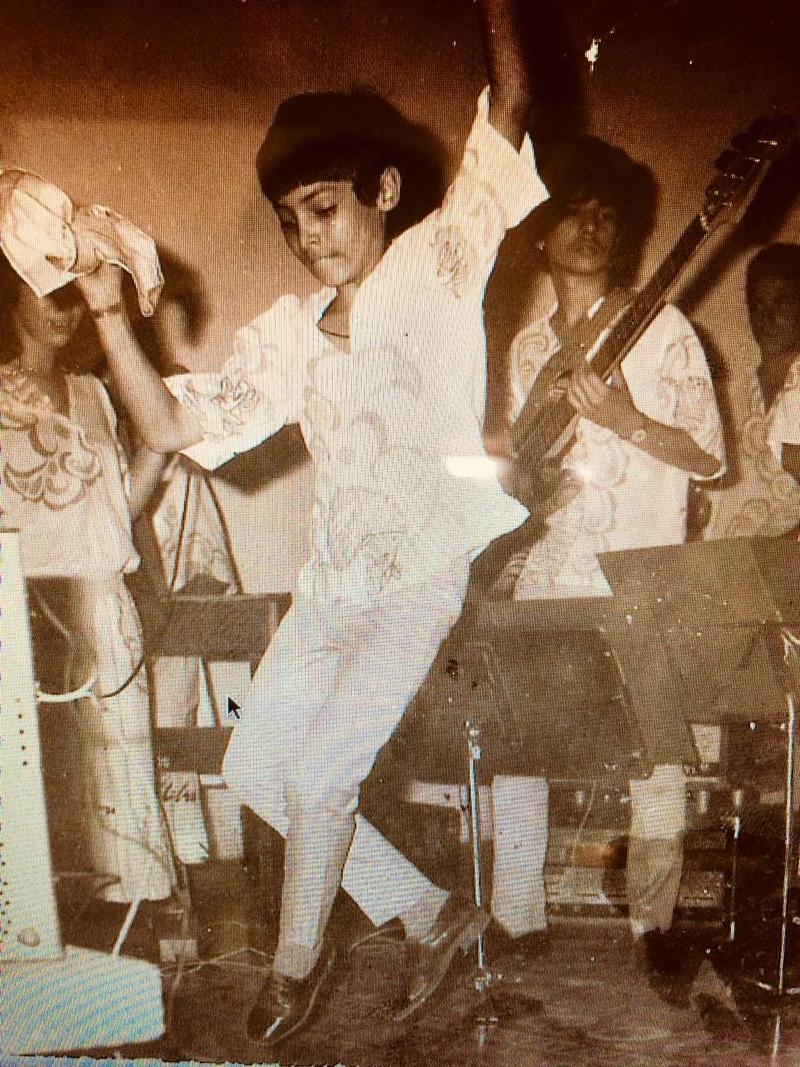 Alain Pérez, a los 9 años