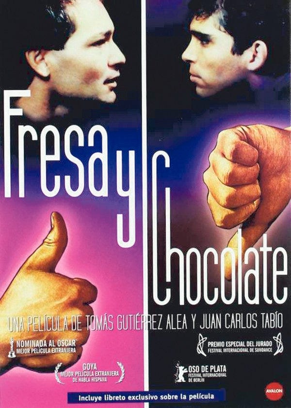 Fresa y Chocolate, nominada y premiada por diferentes festivales alrededor del mundo