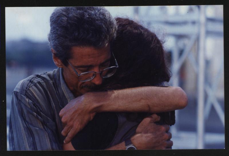Durante la filmación de “La vida es silbar”