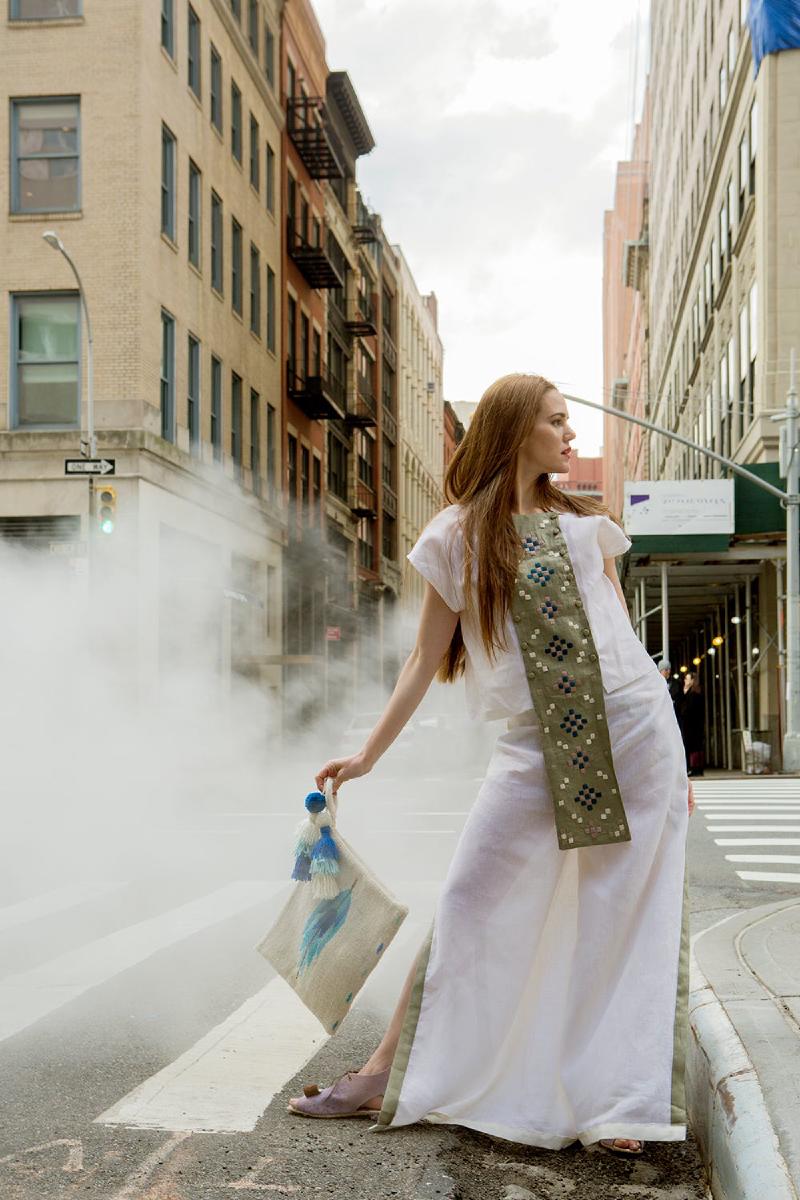 Colección Adalú, presentada en la NYFW 2020. Foto cortesía de las entrevistadas.