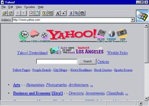Así era Internet a finales de los 90’s.