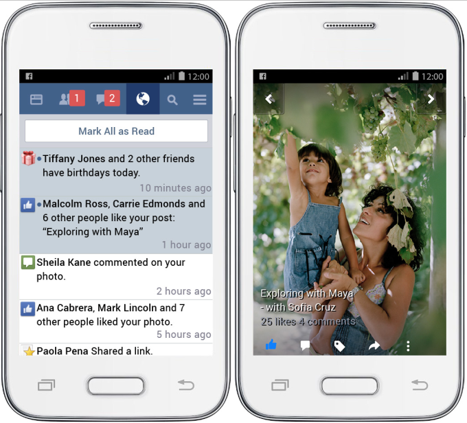 Captura de pantalla de Facebook Lite