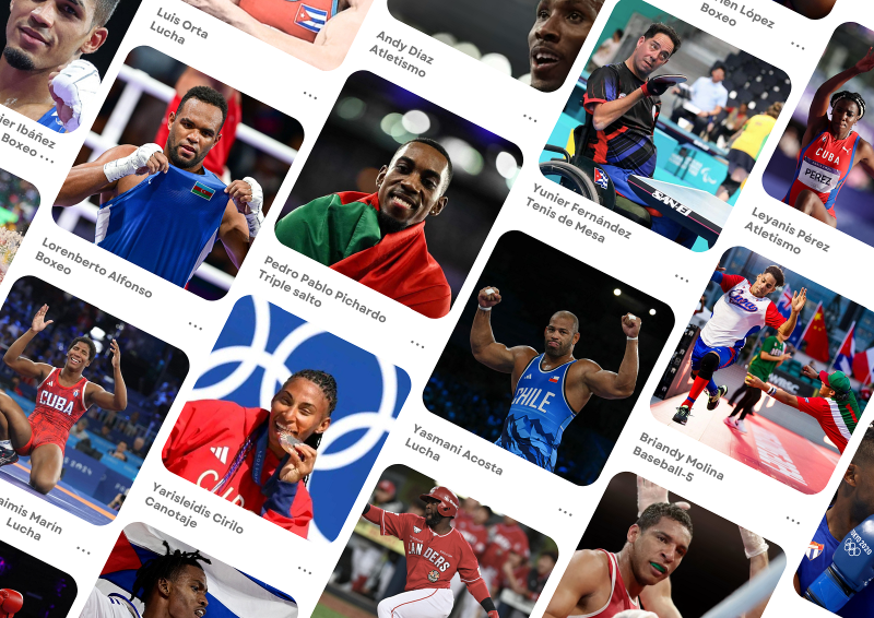 La lista incluye a varios cubanos medallistas en París 2024