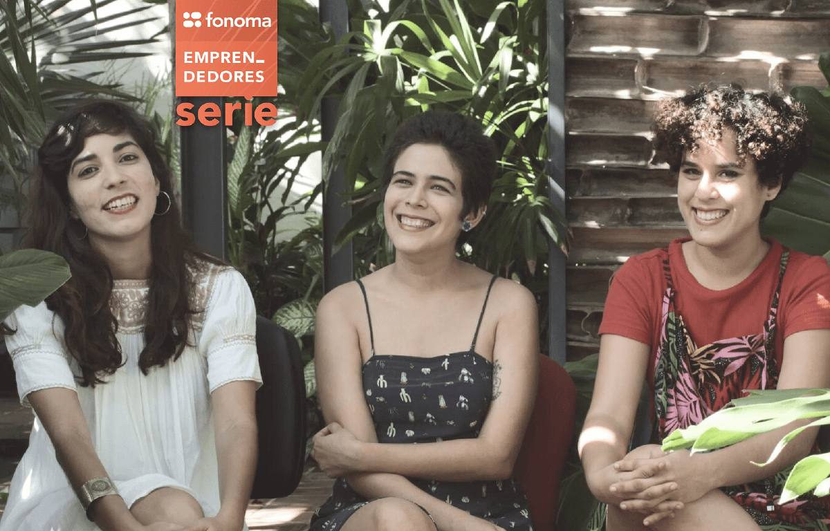 (de izq. a der.) Leysa Medina, Evelyn Batista y Violena Ampudia, fundadoras de Las Frescas.