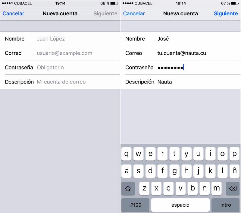Los datos del correo Nauta puedes encontrarlos en el contrato que hiciste en ETECSA