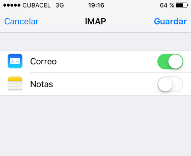 Infografía sobre Pasos para configurar una cuenta Nauta en iOS
