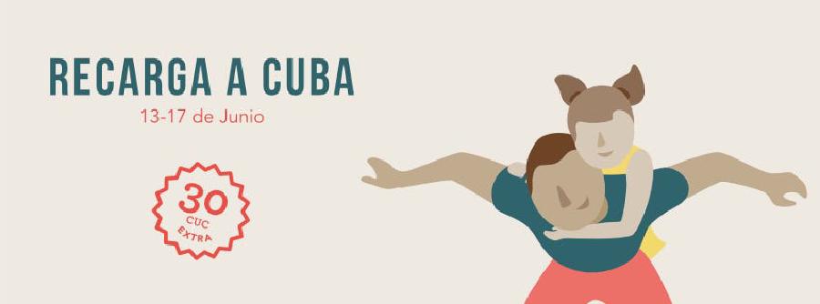 Promoción ETECSA + 30 CUC bono para recargar celulares en Cuba (13–17 de junio de 2016)