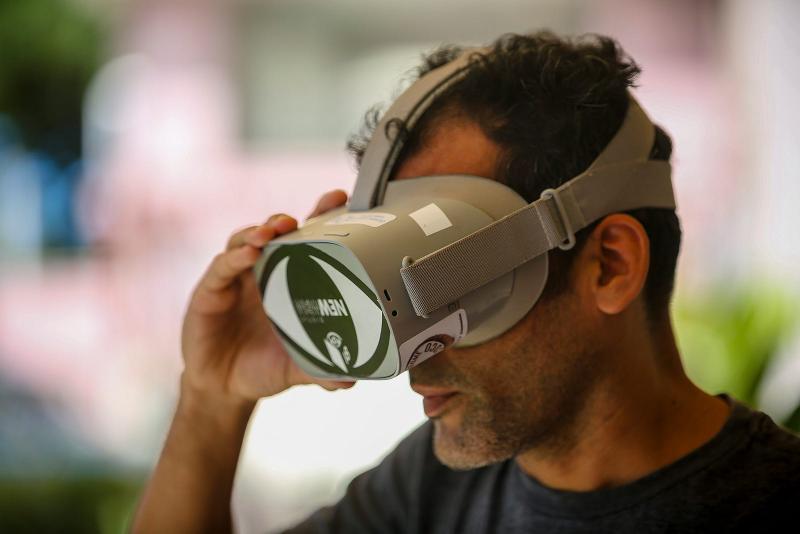 Marcos, que trabajó con video convencional, ahora solo desea filmar en 360°