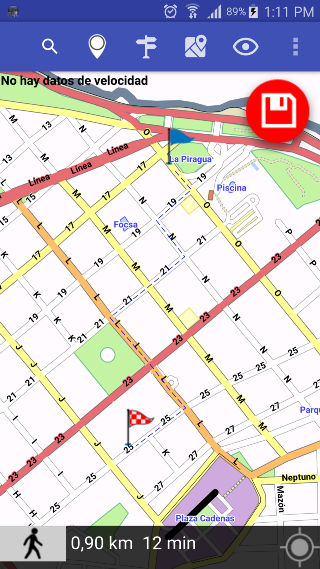 Pantalla de Mapa dCuba
