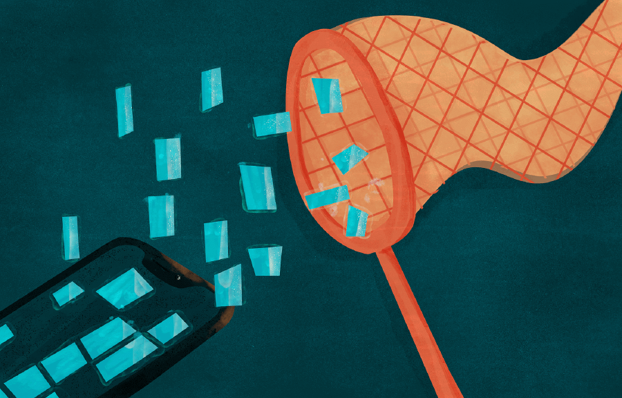 Una aplicación que controla el uso de los datos móviles