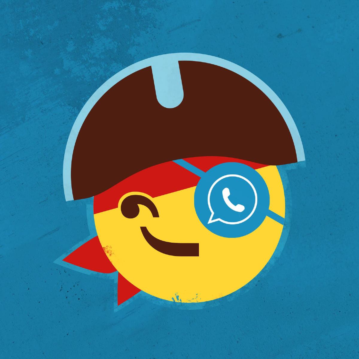 WhatsApp Plus se distingue por el color azul