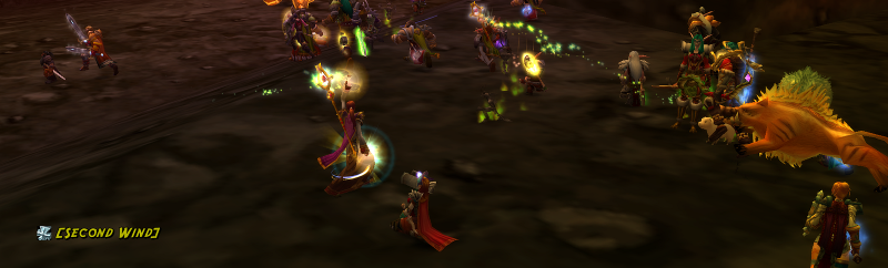 Raid del gremio a Molten Core en el Reino de Darrowshire.